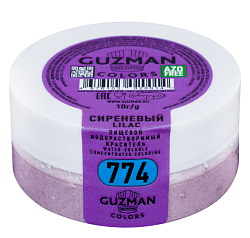 Краситель сухой водорастворимый №774 Сиреневый "GUZMAN" 10 гр